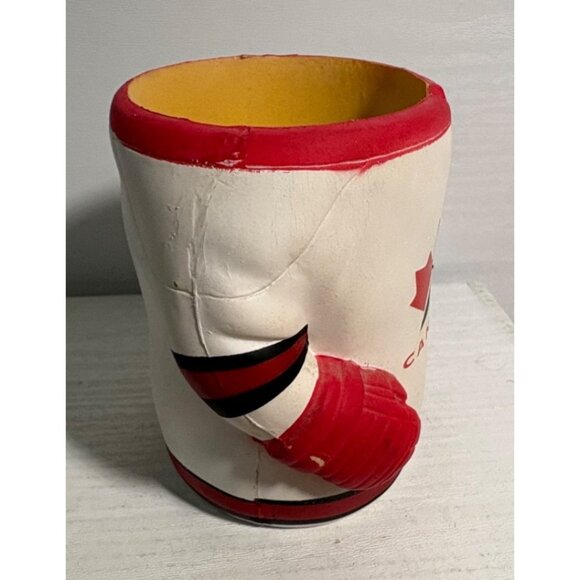 Team Canada Beer Coozie Cooler Hockey Jersey Themed Maple Leaf Gloves SportFX - Picture 4 of 9